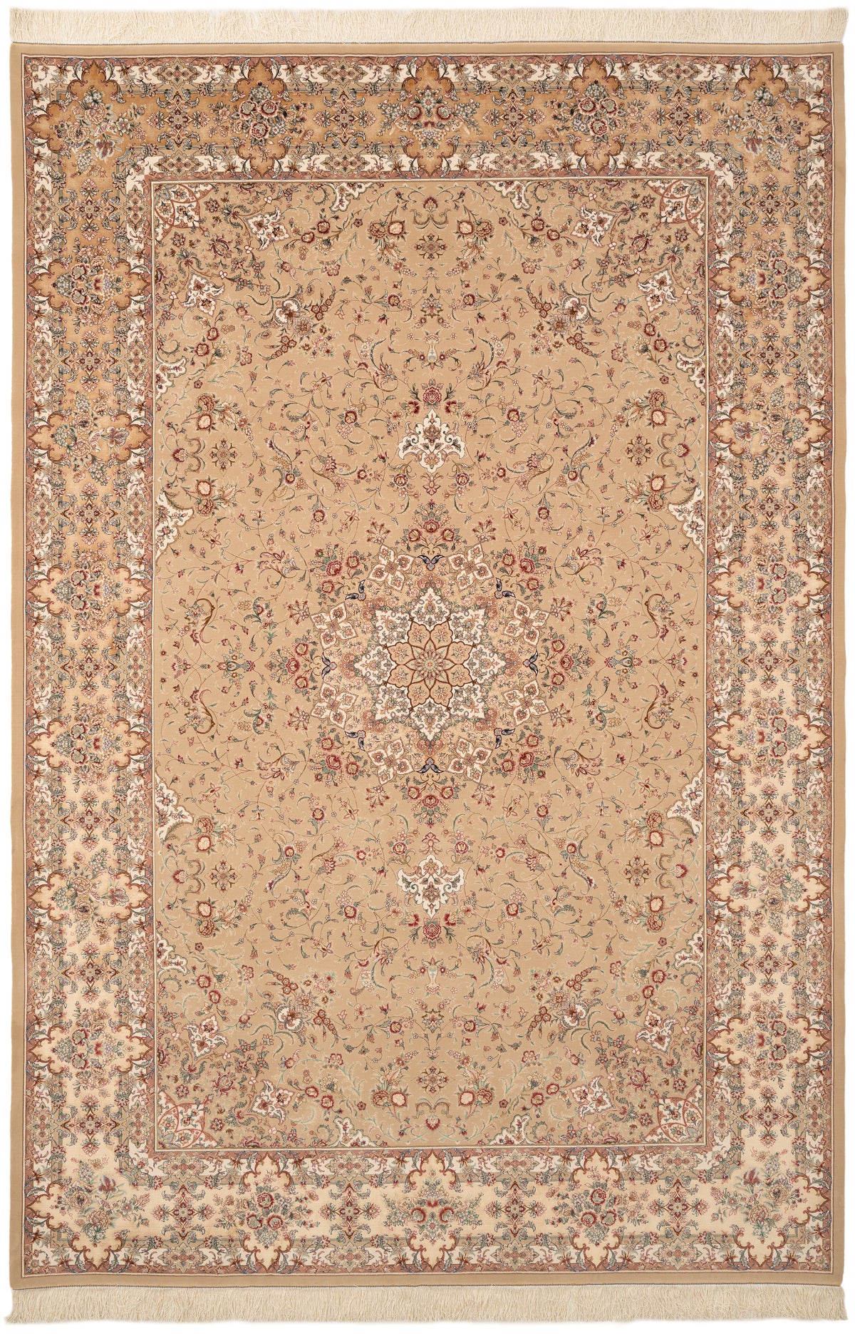 Rechteck Teppich Ghom Design in Braun von Hadorn™ - Lifestyle Image