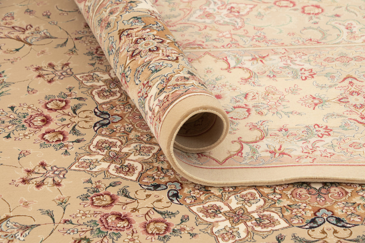 Rechteck Teppich Ghom Design in Braun von Hadorn™ - Lifestyle Image