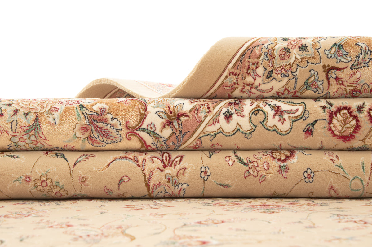 Rechteck Teppich Ghom Design in Braun von Hadorn™ - Lifestyle Image