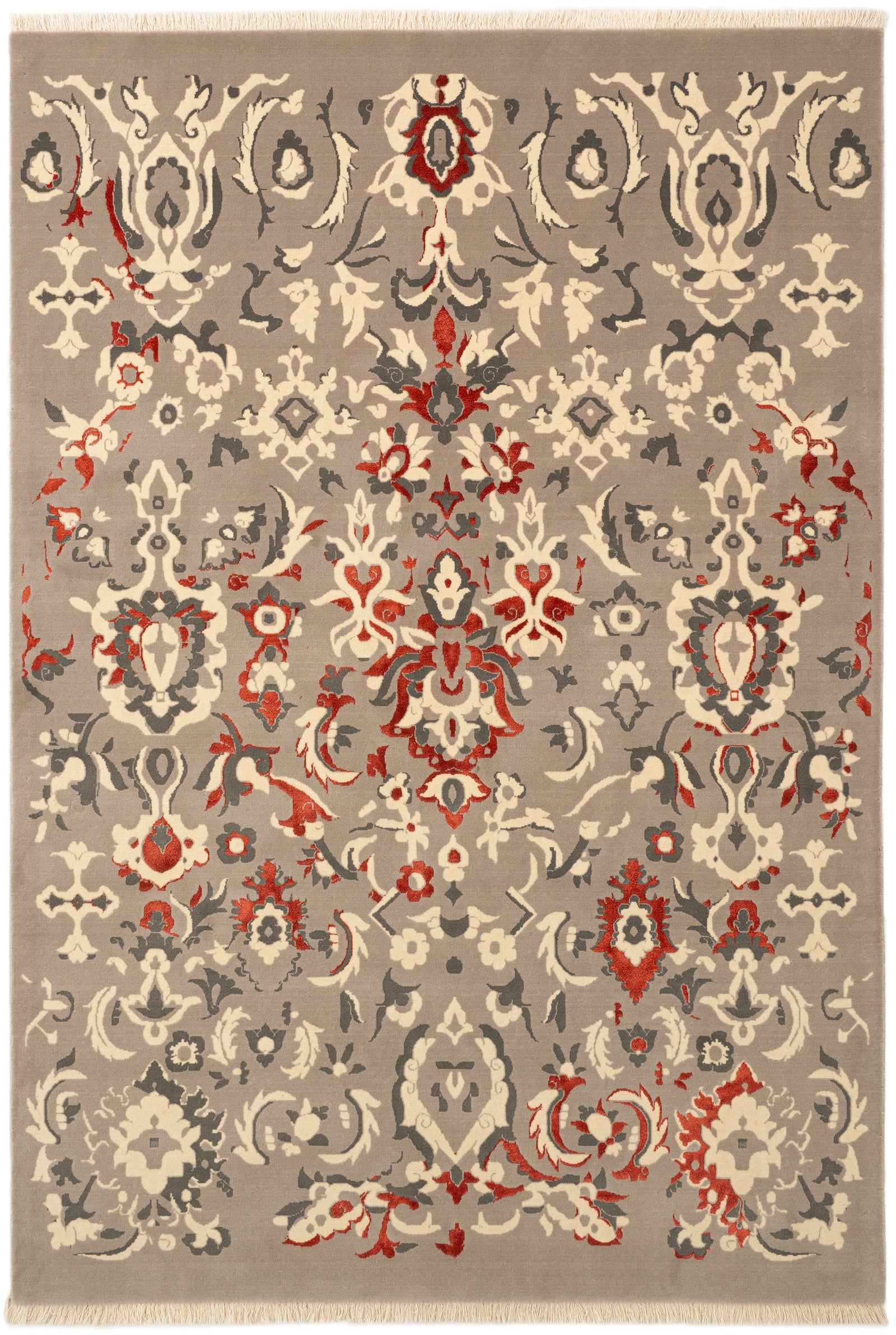 Rechteck Teppich Emmen Deluxe in Grau von Hadorn™ - Lifestyle Image