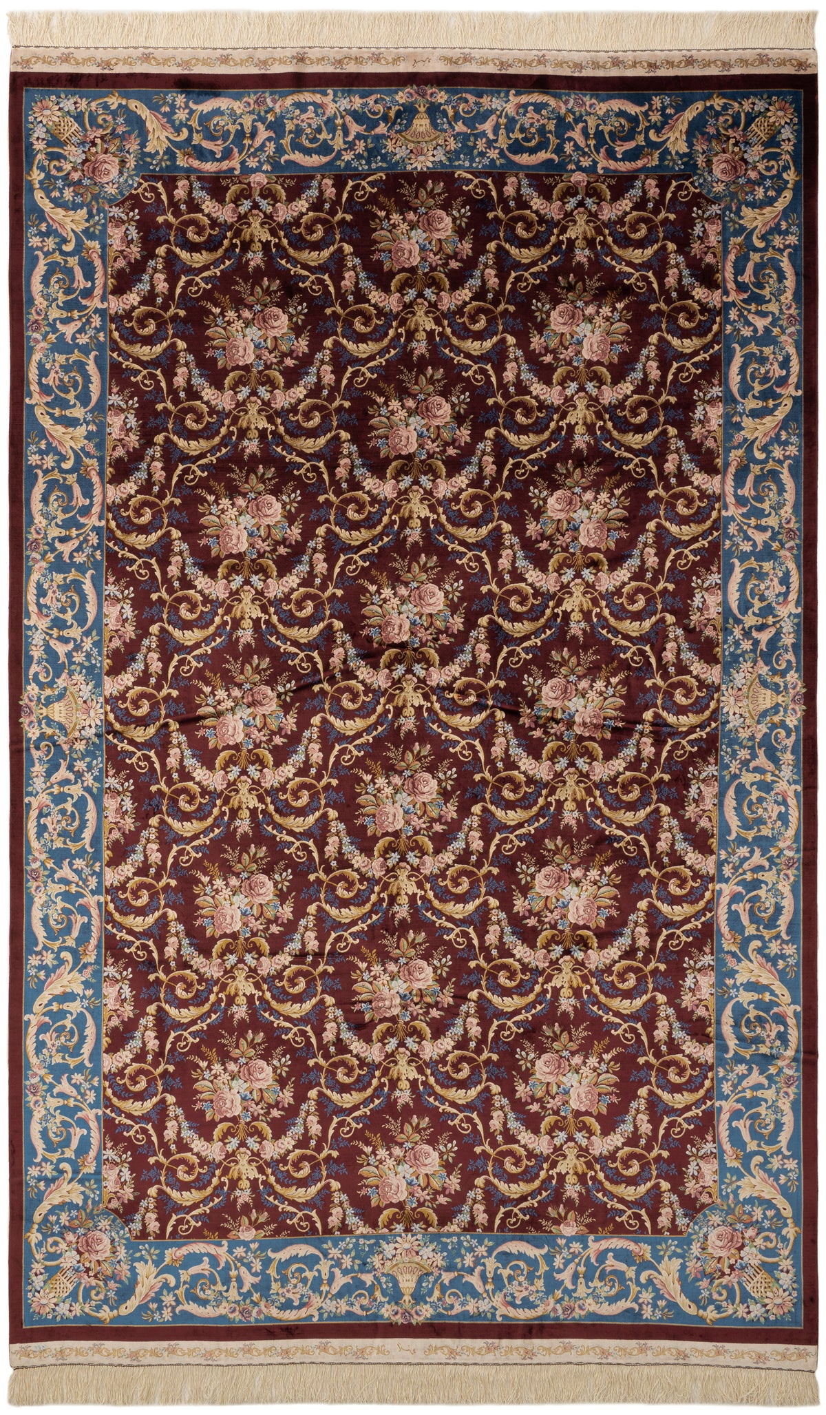 Rechteck Teppich Ghom Design in Lila von Hadorn™ - Lifestyle Image