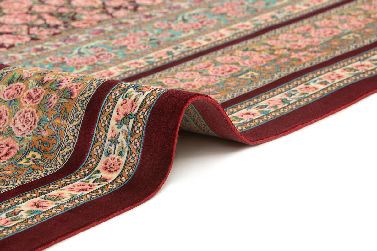 Rechteck Teppich Ghom Design in Rot von Hadorn™ - Lifestyle Image