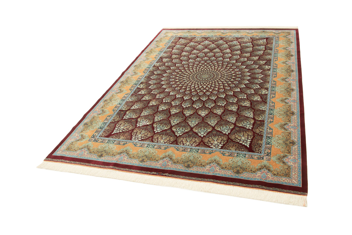 Rechteck Teppich Ghom Design in Rot von Hadorn™ - Lifestyle Image