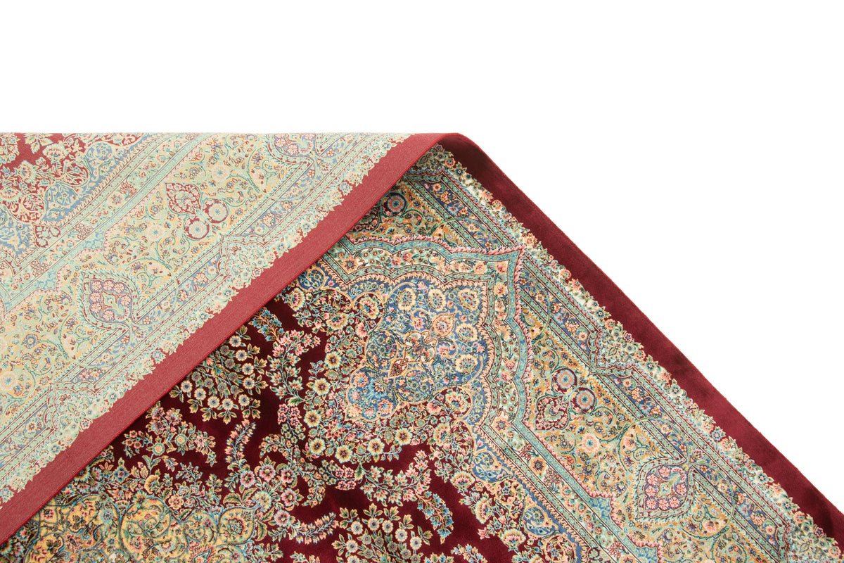 Rechteck Teppich Ghom Design in Rot von Hadorn™ - Lifestyle Image