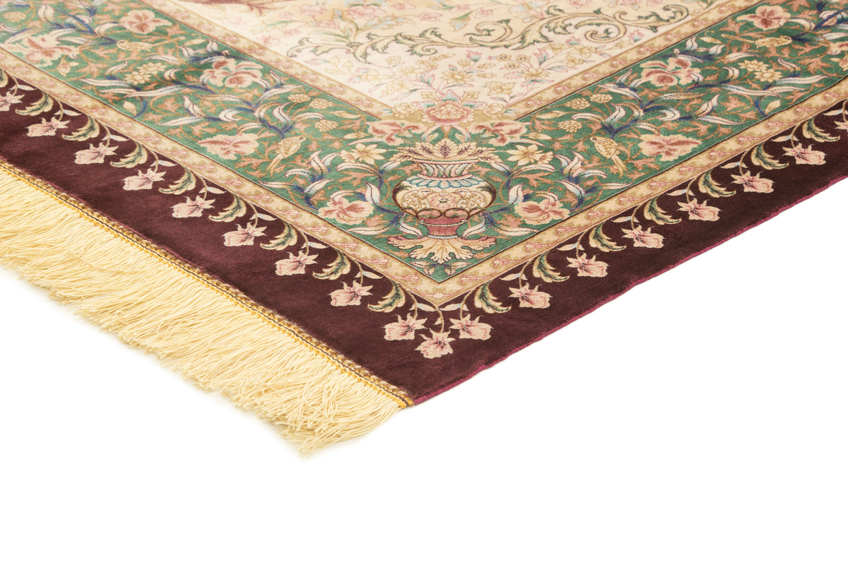 Rechteck Teppich Ghom Design in Beige von Hadorn™ - Lifestyle Image