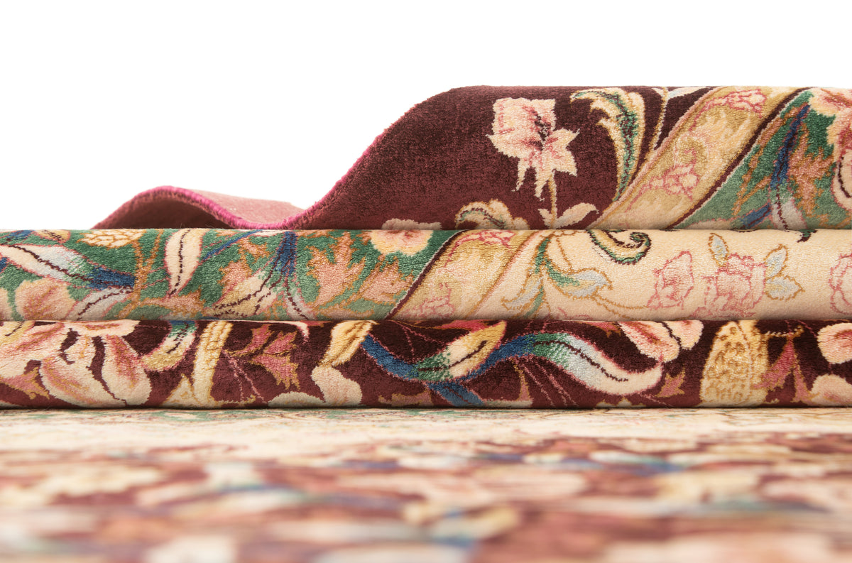 Rechteck Teppich Ghom Design in Beige von Hadorn™ - Lifestyle Image