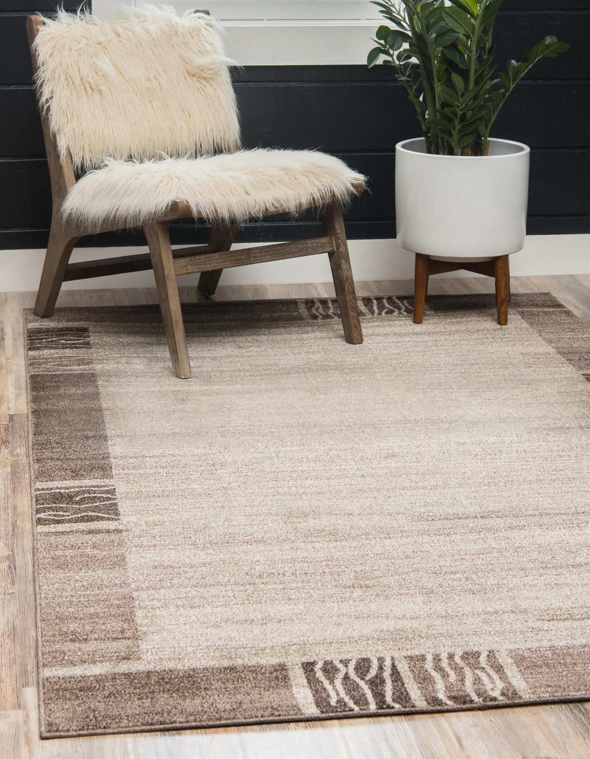 Rechteck Teppich Loft in Dunkelbeige von Hadorn™ - Lifestyle Image