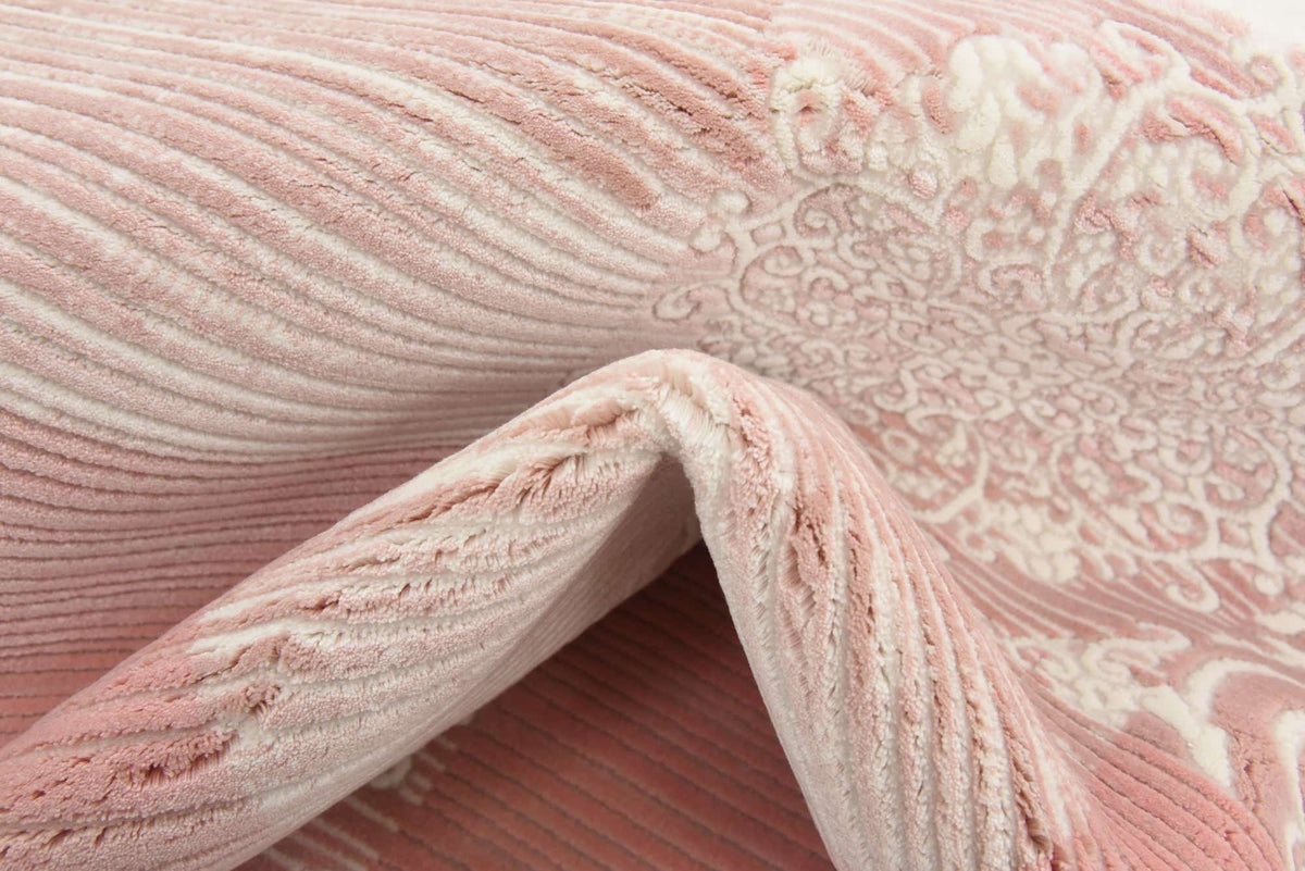 Rechteck Teppich Copenhagen in Rosa von Hadorn™ - Lifestyle Image