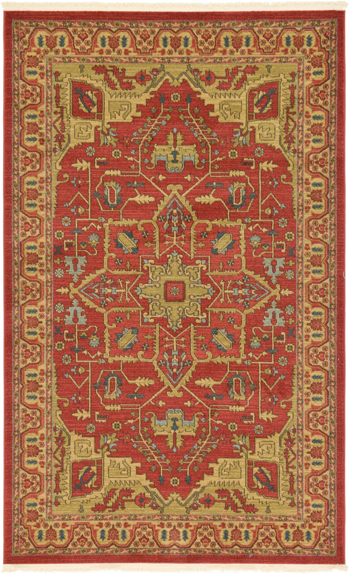 Rechteck Teppich Serapi in Rot von Hadorn™ - Lifestyle Image