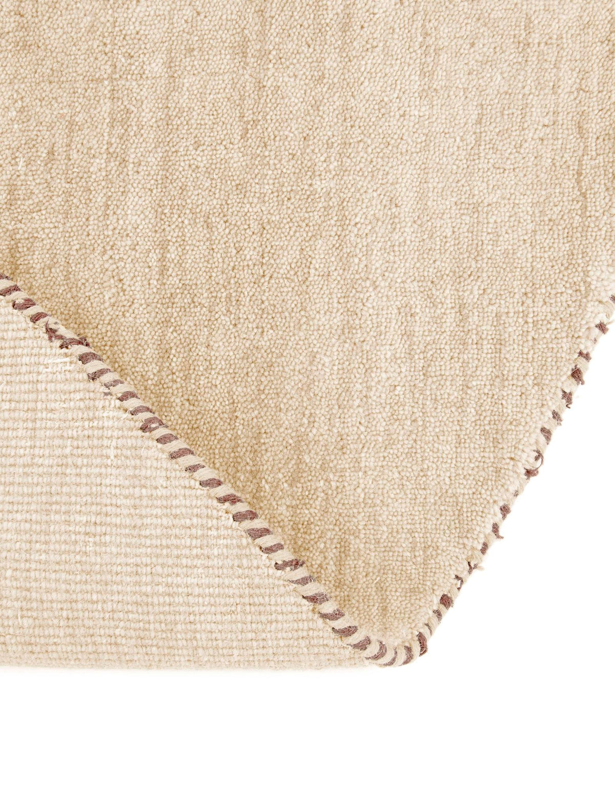 Wolle Teppich Solid Gabbeh in Beige von Hadorn™ - Lifestyle Image