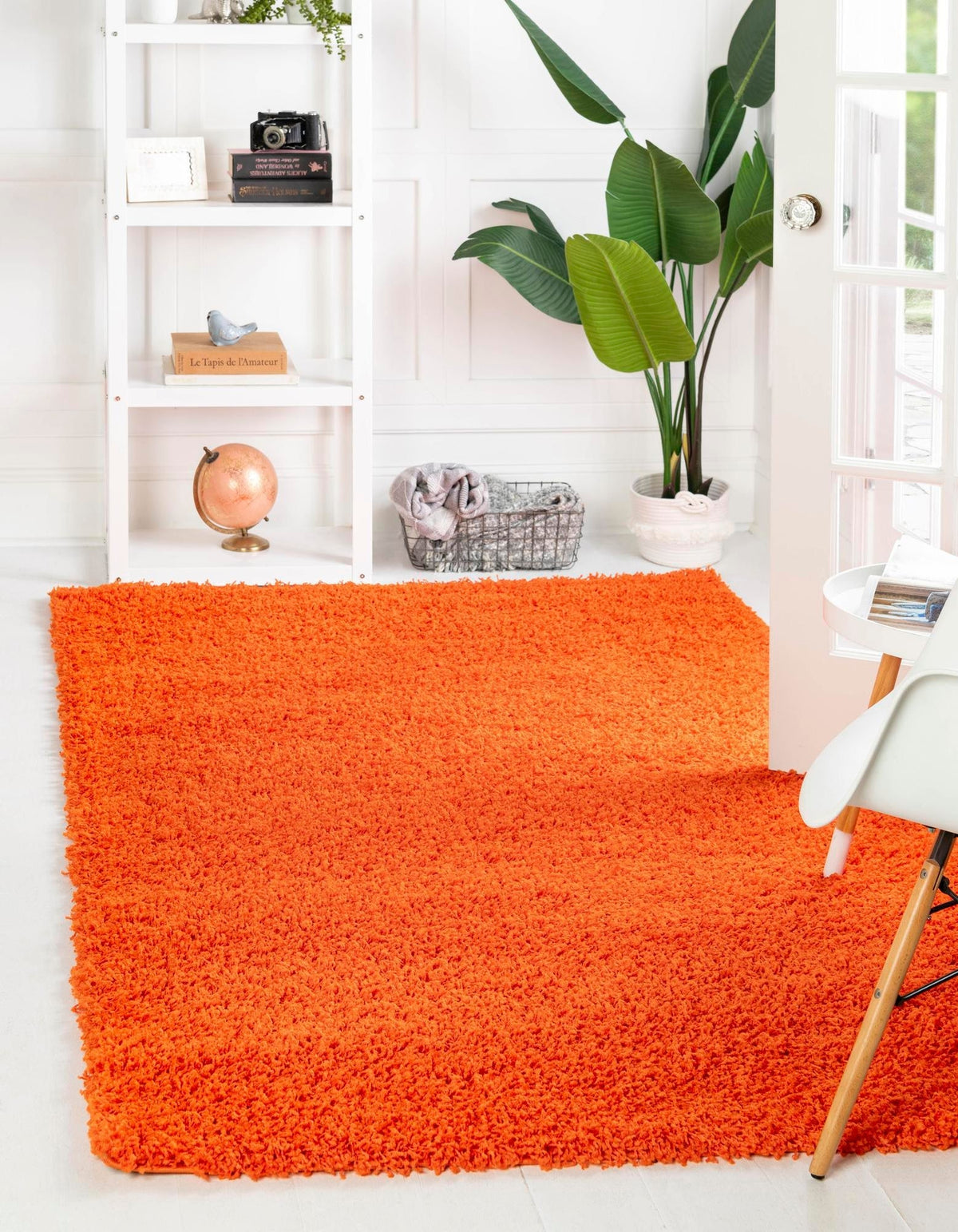 Rechteck Hochflorteppich Solid Shag in Orange von Hadorn™ - Lifestyle Image