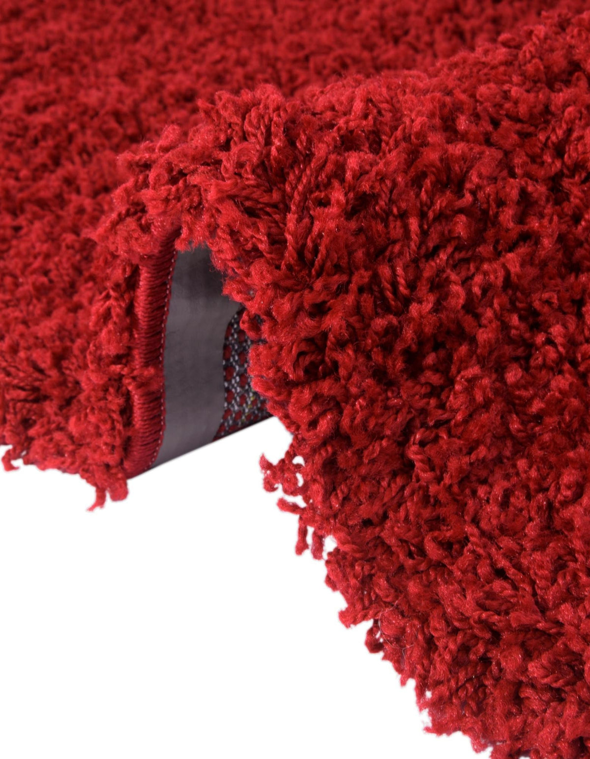 Rechteck Hochflorteppich Solid Shag in Rot von Hadorn™ - Lifestyle Image