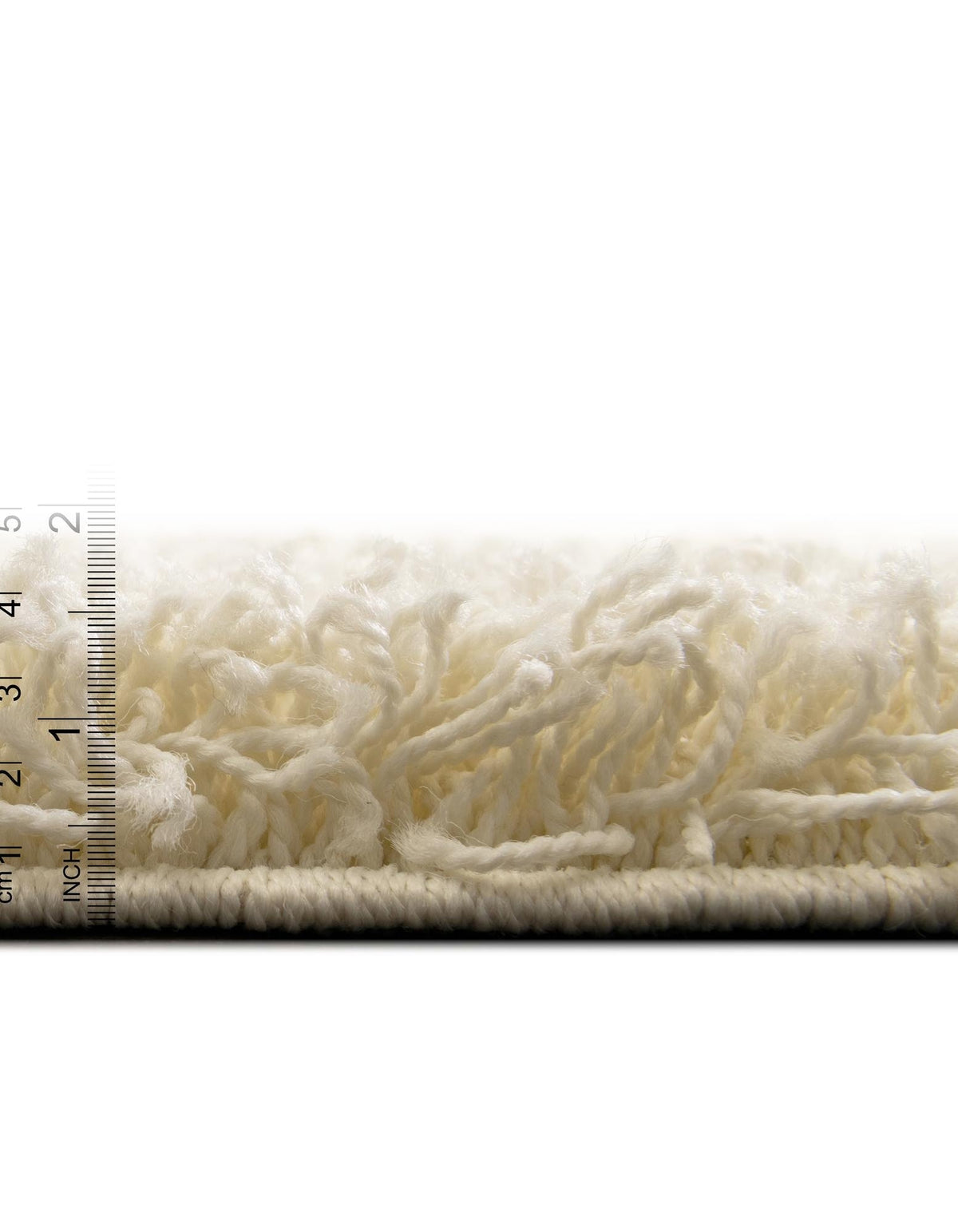 Rechteck Hochflorteppich Solid Shag in Beige von Hadorn™ - Lifestyle Image