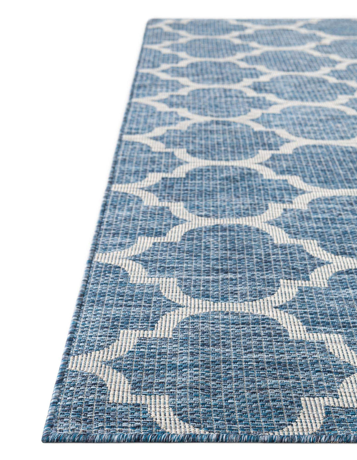 Rechteck Outdoor Teppich Tulum Outdoor in Marineblau von Hadorn™ - Lifestyle Image