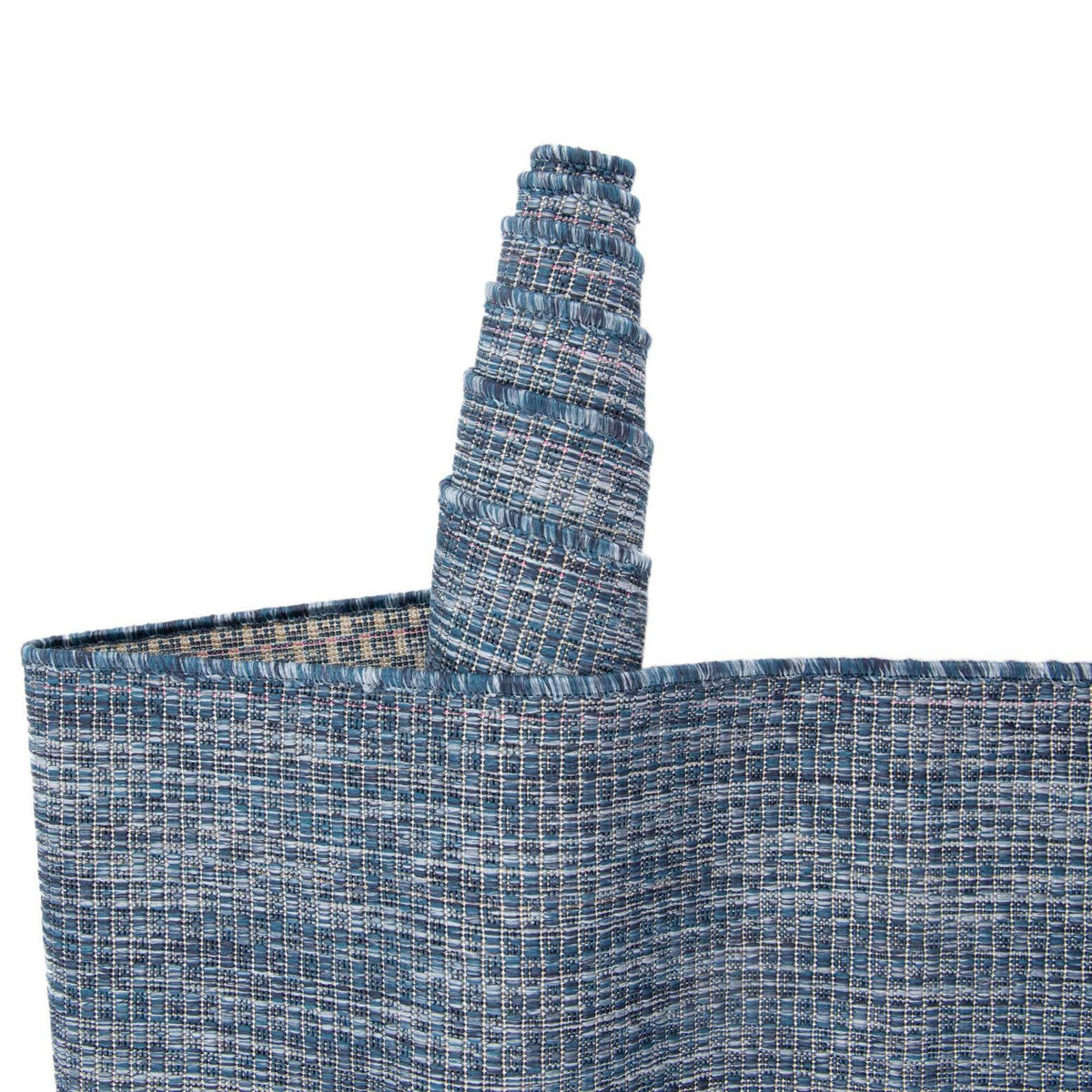 Rechteck Outdoor Teppich Tulum Outdoor in Blau von Hadorn™ - Lifestyle Image