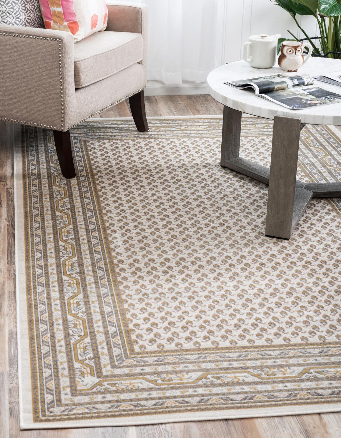 Rechteck Teppich Tribeca in Beige von Hadorn™ - Lifestyle Image