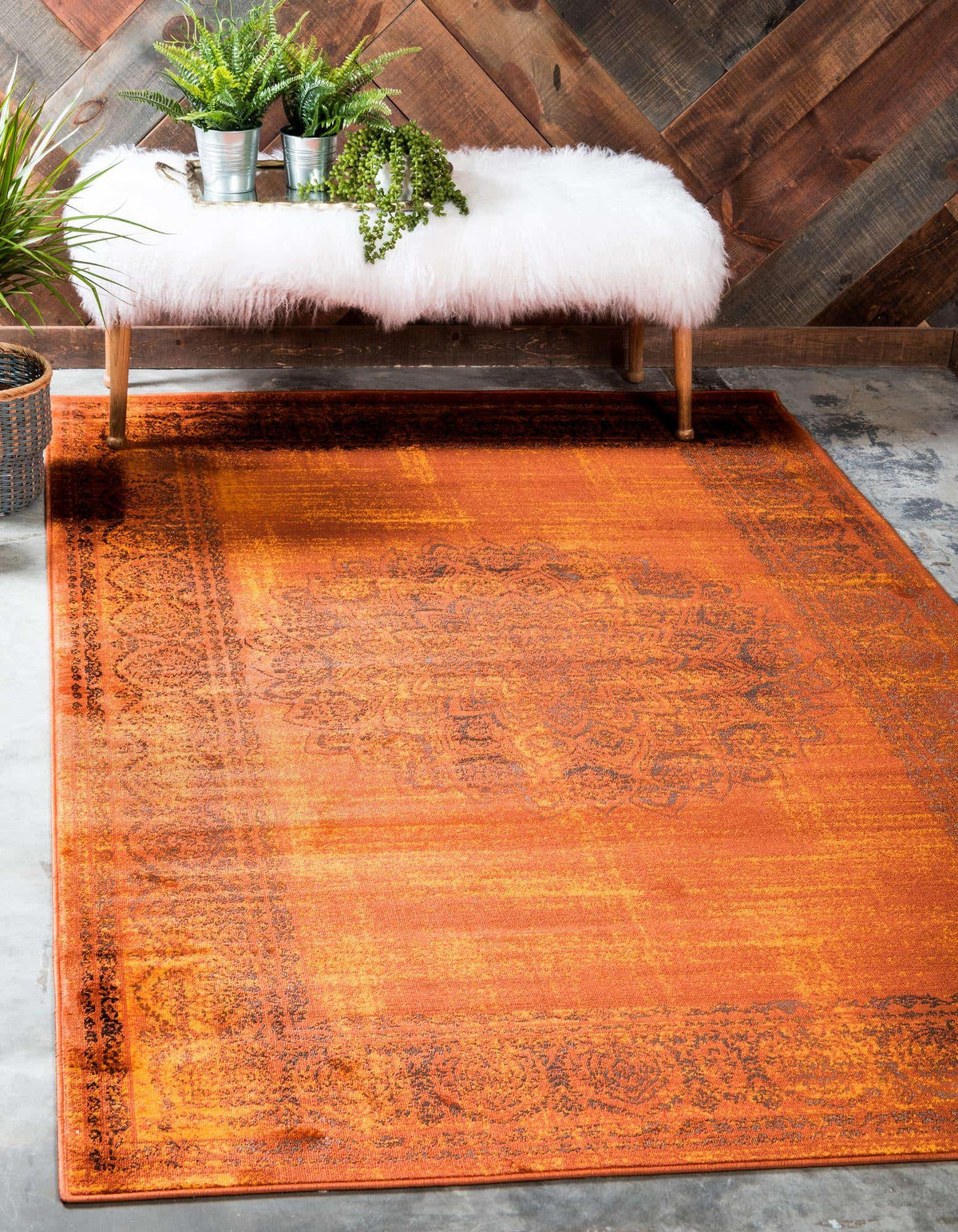 Rechteck Teppich Istanbul in Rot von Hadorn™ - Lifestyle Image