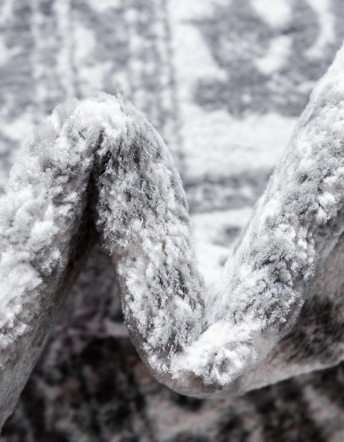 Quadratisch Teppich Boston in Weiss von Hadorn™ - Lifestyle Image