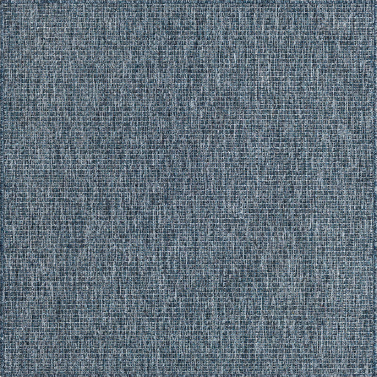 Quadratisch Outdoor Teppich Tulum Outdoor in Blau von Hadorn™ - Lifestyle Image