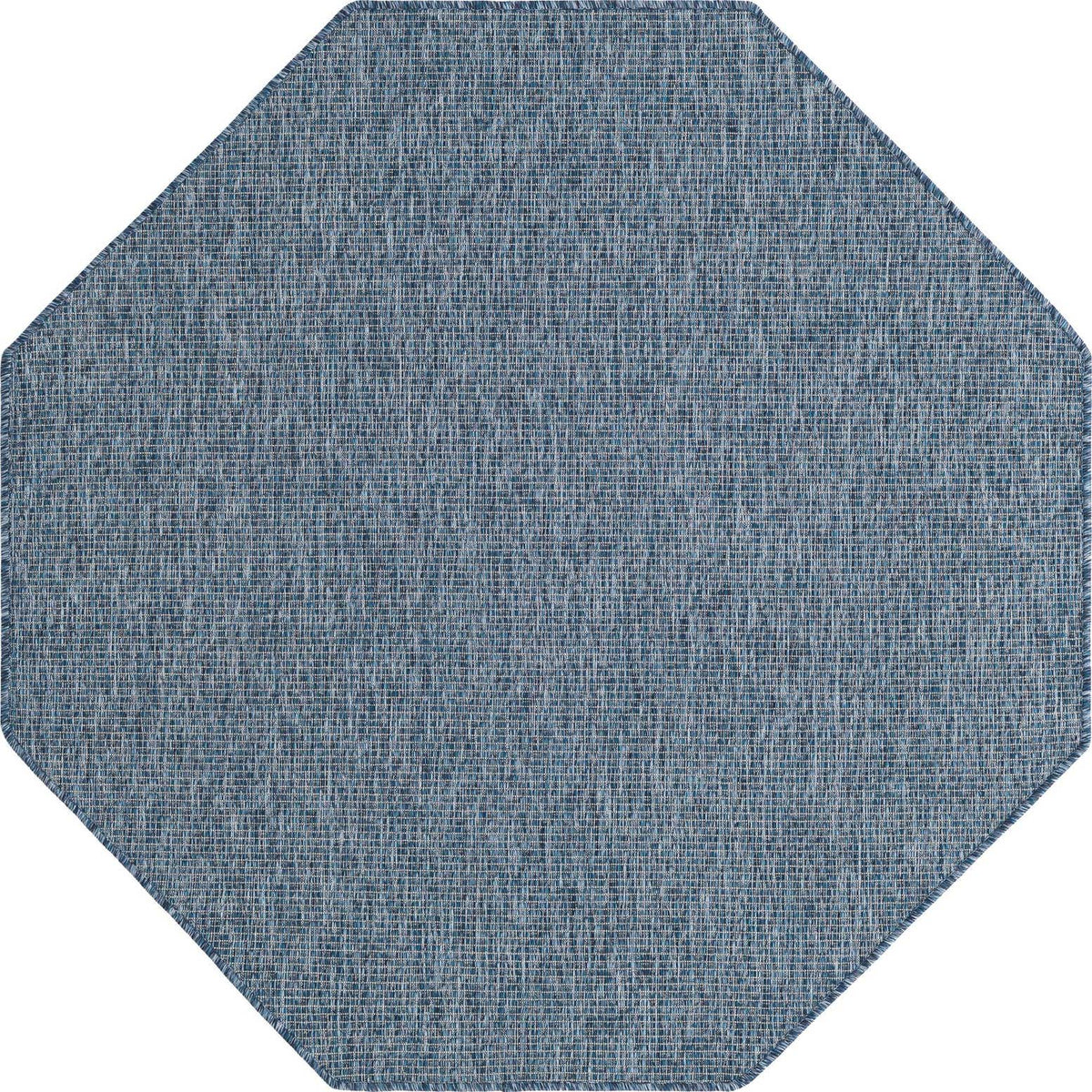 Achteck Outdoor Teppich Tulum Outdoor in Blau von Hadorn™ - Lifestyle Image