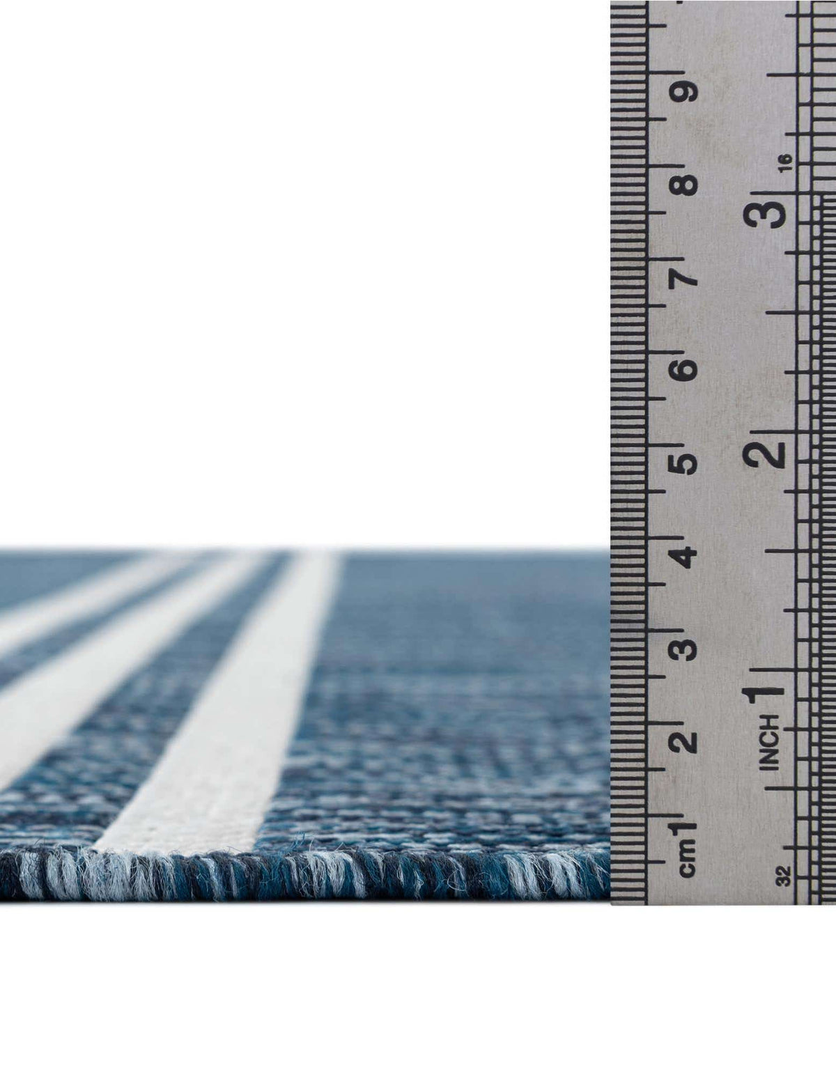 Rechteck Outdoor Teppich Tulum Outdoor in Blau von Hadorn™ - Lifestyle Image