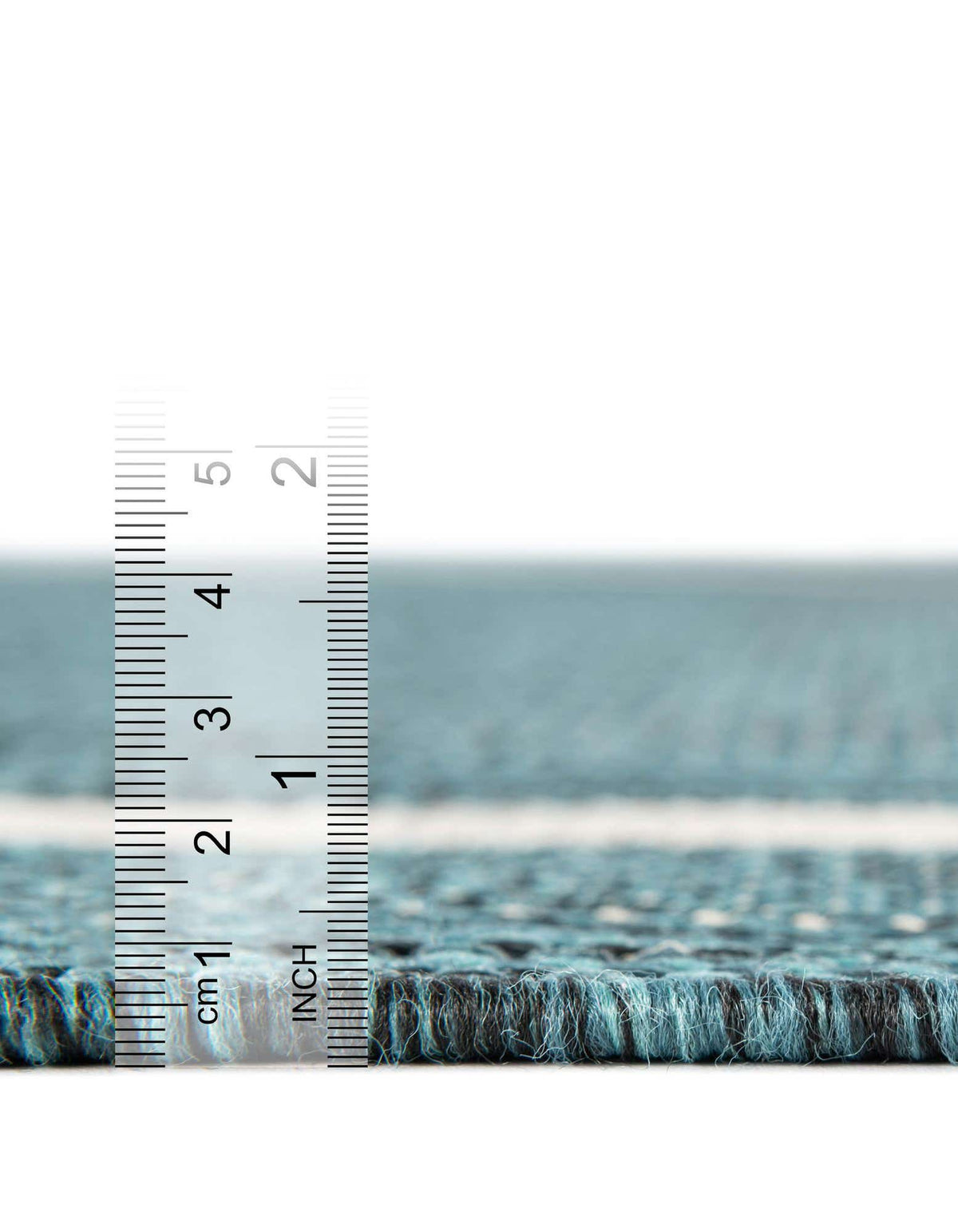 Quadratisch Outdoor Teppich Tulum Outdoor in Blaugrün von Hadorn™ - Lifestyle Image