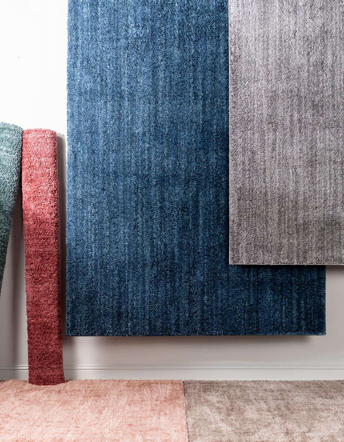 Rechteck Hochflorteppich Jill Zarin Shaggy Chic in Rosmaringrün von Hadorn™ - Lifestyle Image