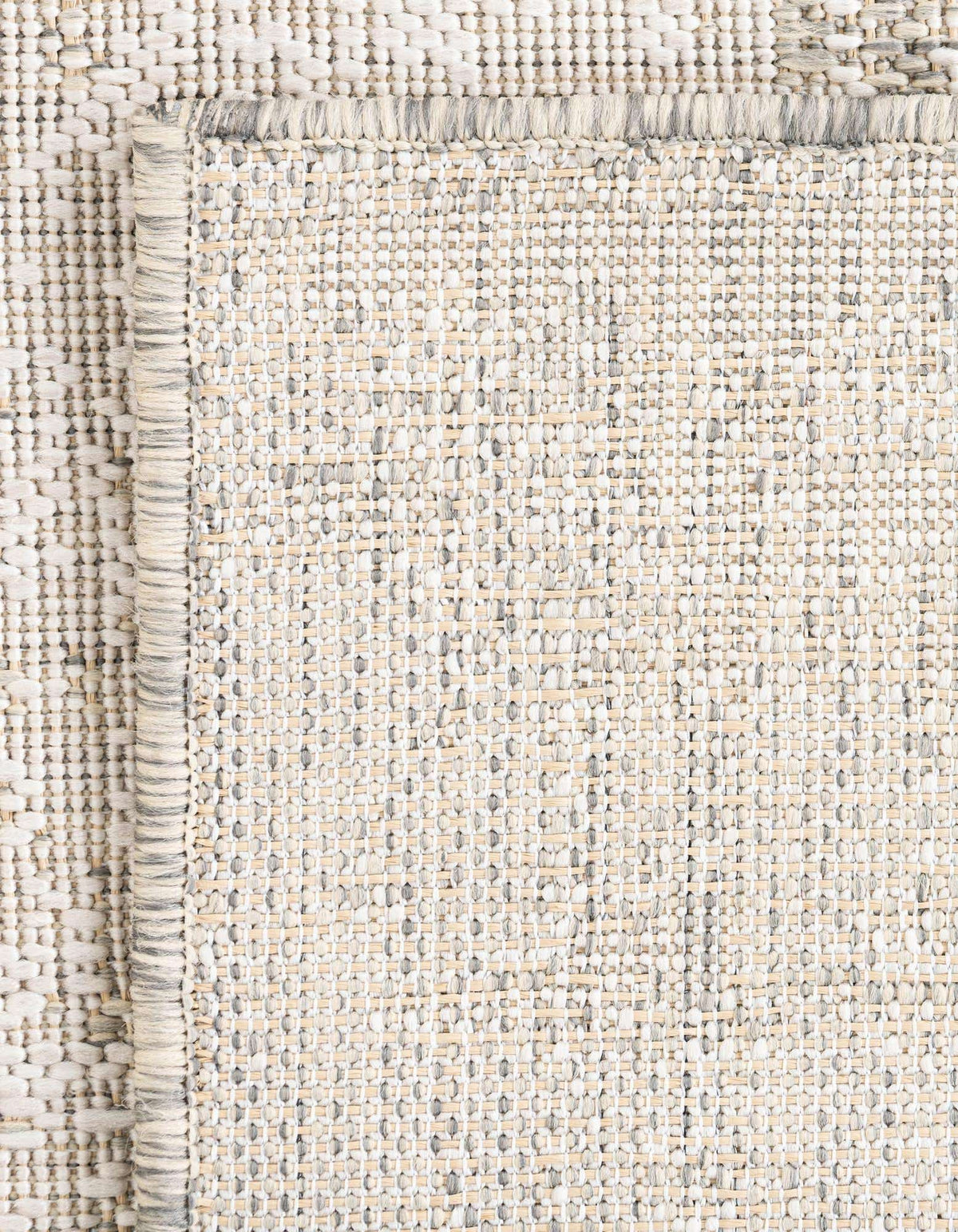 Rechteck Outdoor Teppich Tulum Outdoor in Grau von Hadorn™ - Lifestyle Image