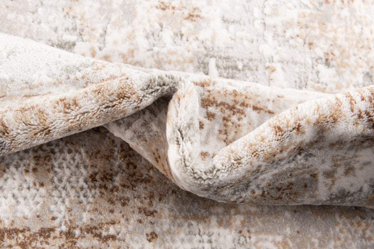 Quadratisch Teppich Davos Excellence in Beige von Hadorn™ - Lifestyle Image