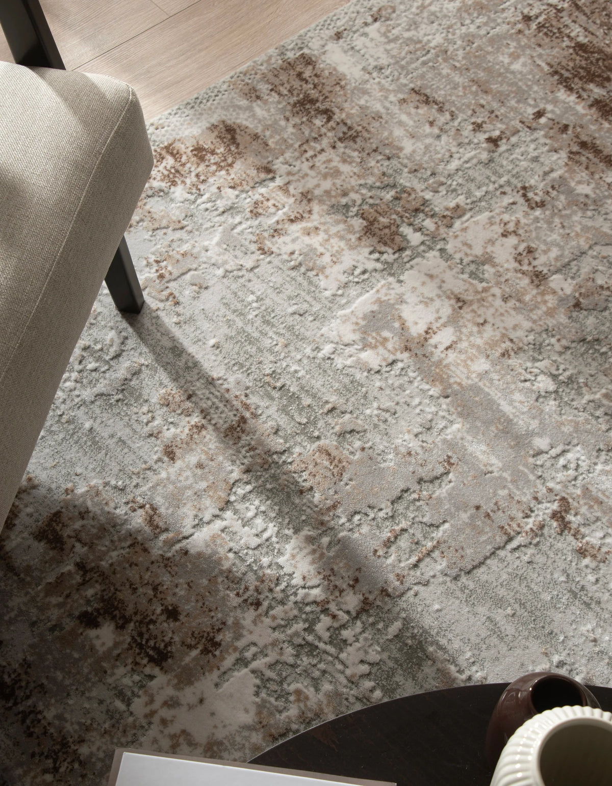 Rechteck Teppich Davos Excellence in Beige von Hadorn™ - Lifestyle Image