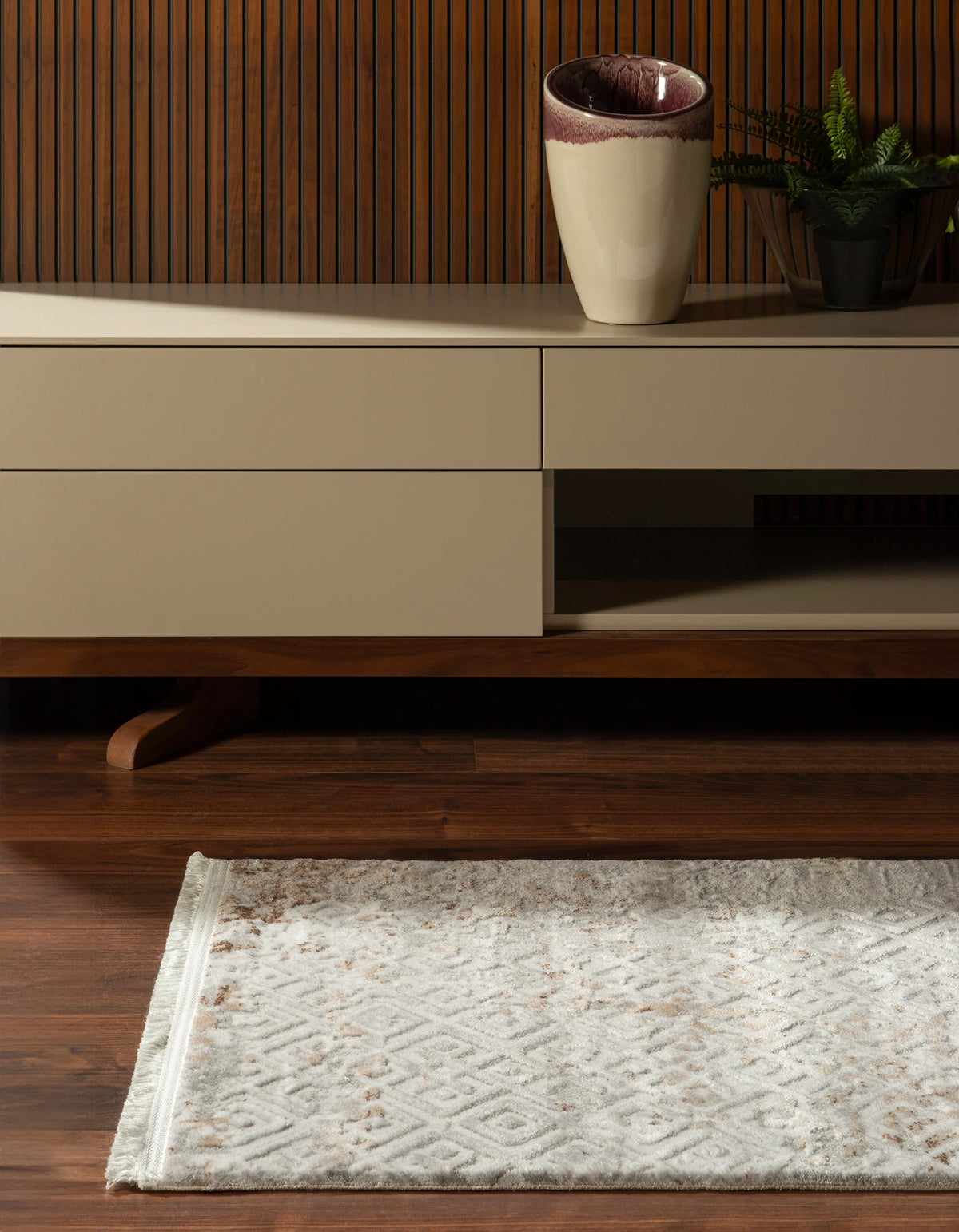 Läufer Teppich Davos Fusion in Beige von Hadorn™ - Lifestyle Image