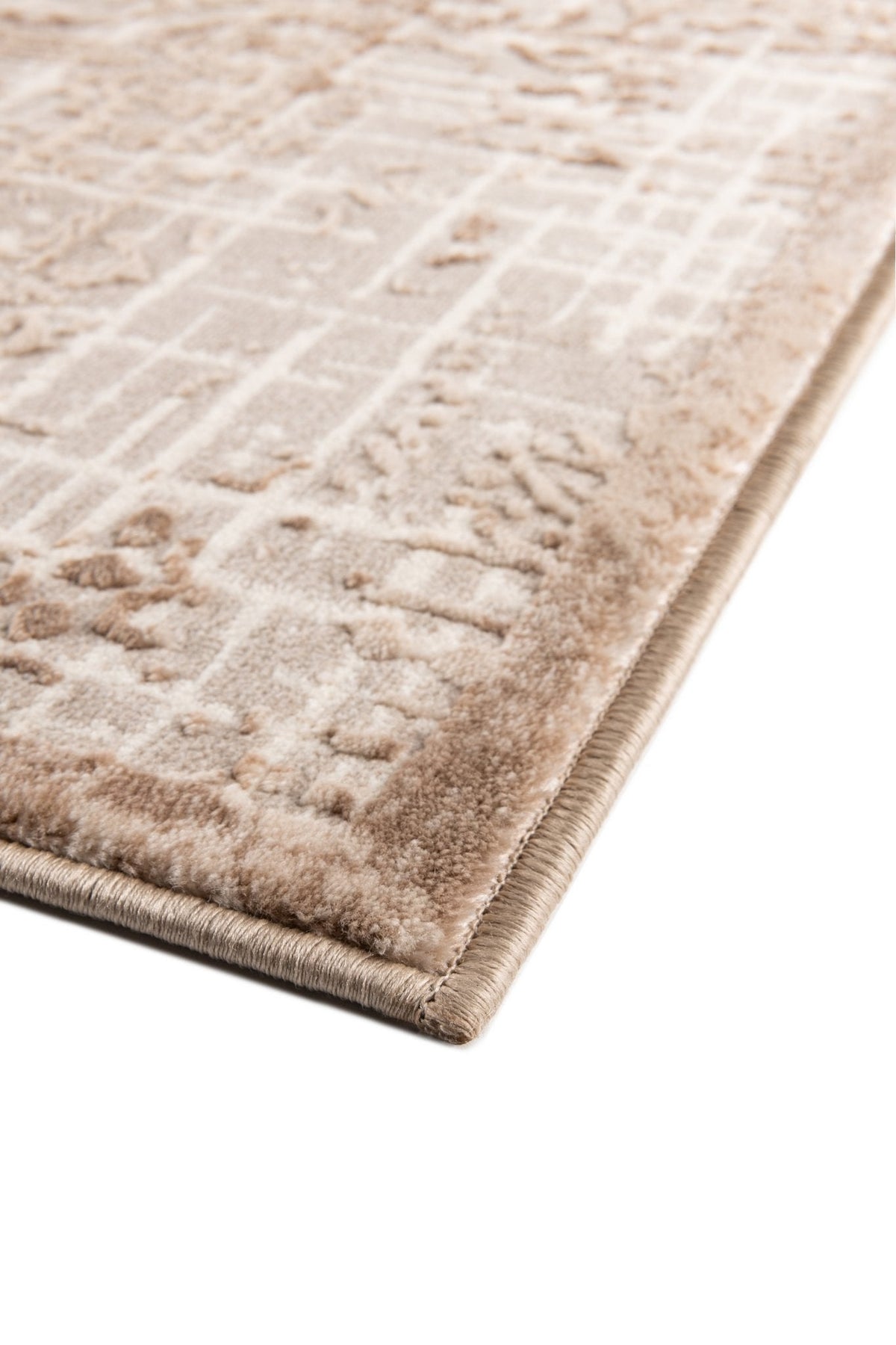 Rechteck Teppich Bern Shimmer in Beige von Hadorn™ - Lifestyle Image