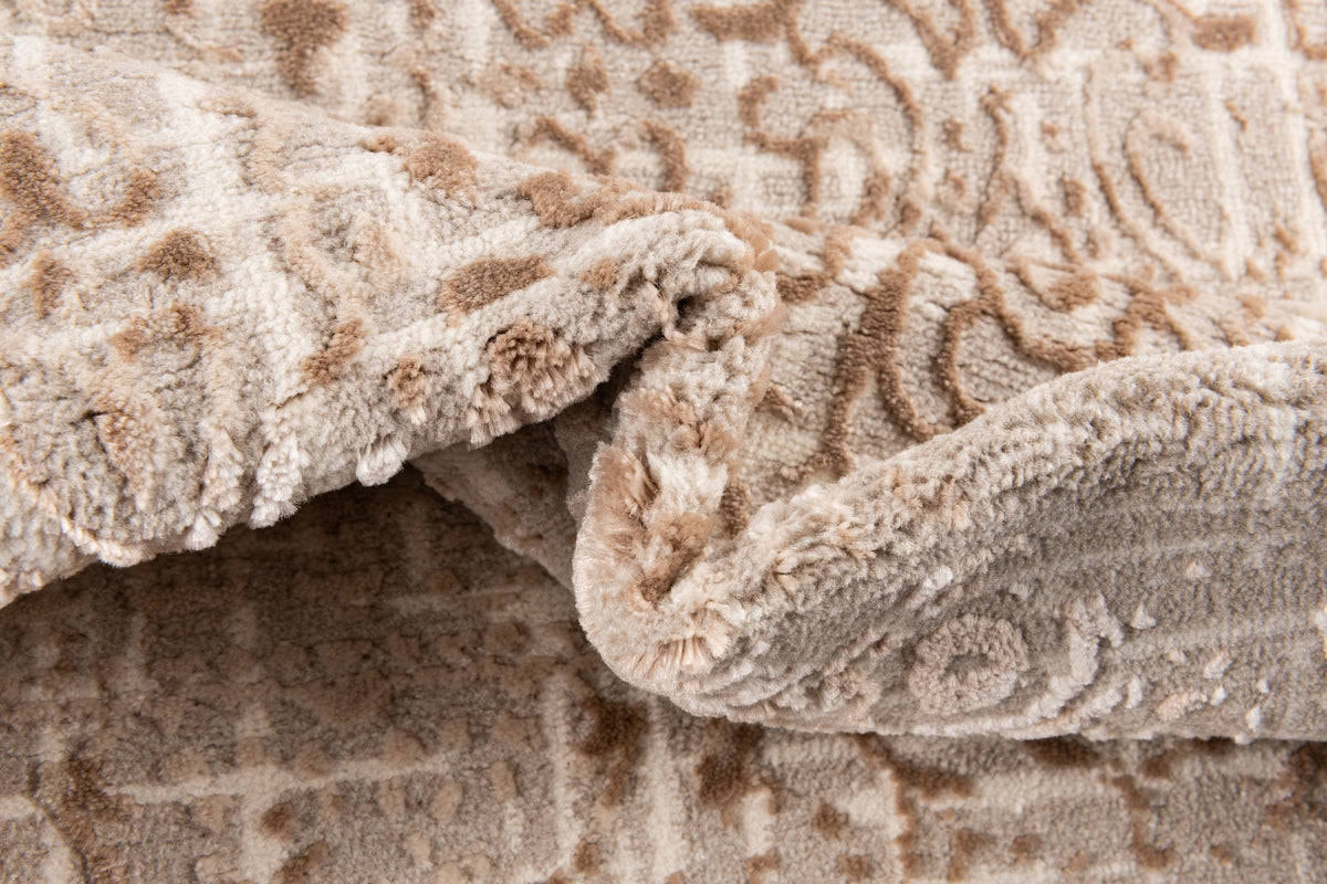 Rechteck Teppich Bern Shimmer in Beige von Hadorn™ - Lifestyle Image