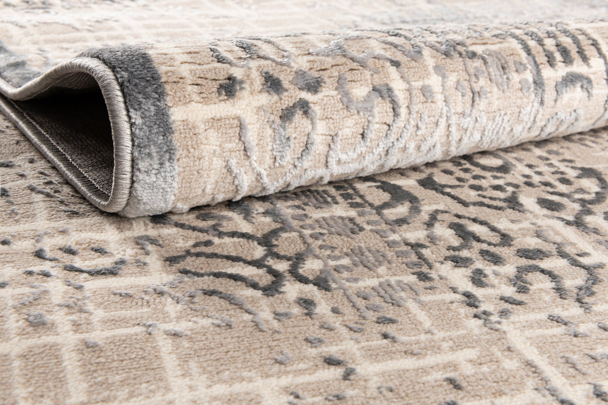 Rechteck Teppich Bern Shimmer in Creme von Hadorn™ - Lifestyle Image