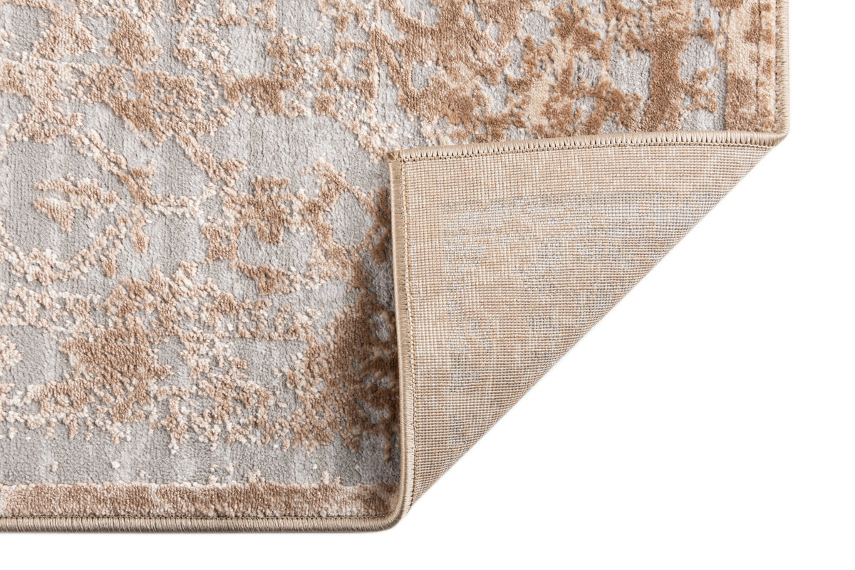 Quadratisch Teppich Bern Spotlight in Beige von Hadorn™ - Lifestyle Image