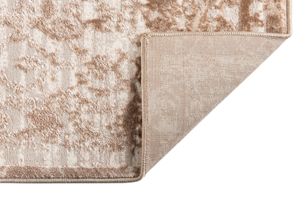 Quadratisch Teppich Bern Spotlight in Creme von Hadorn™ - Lifestyle Image