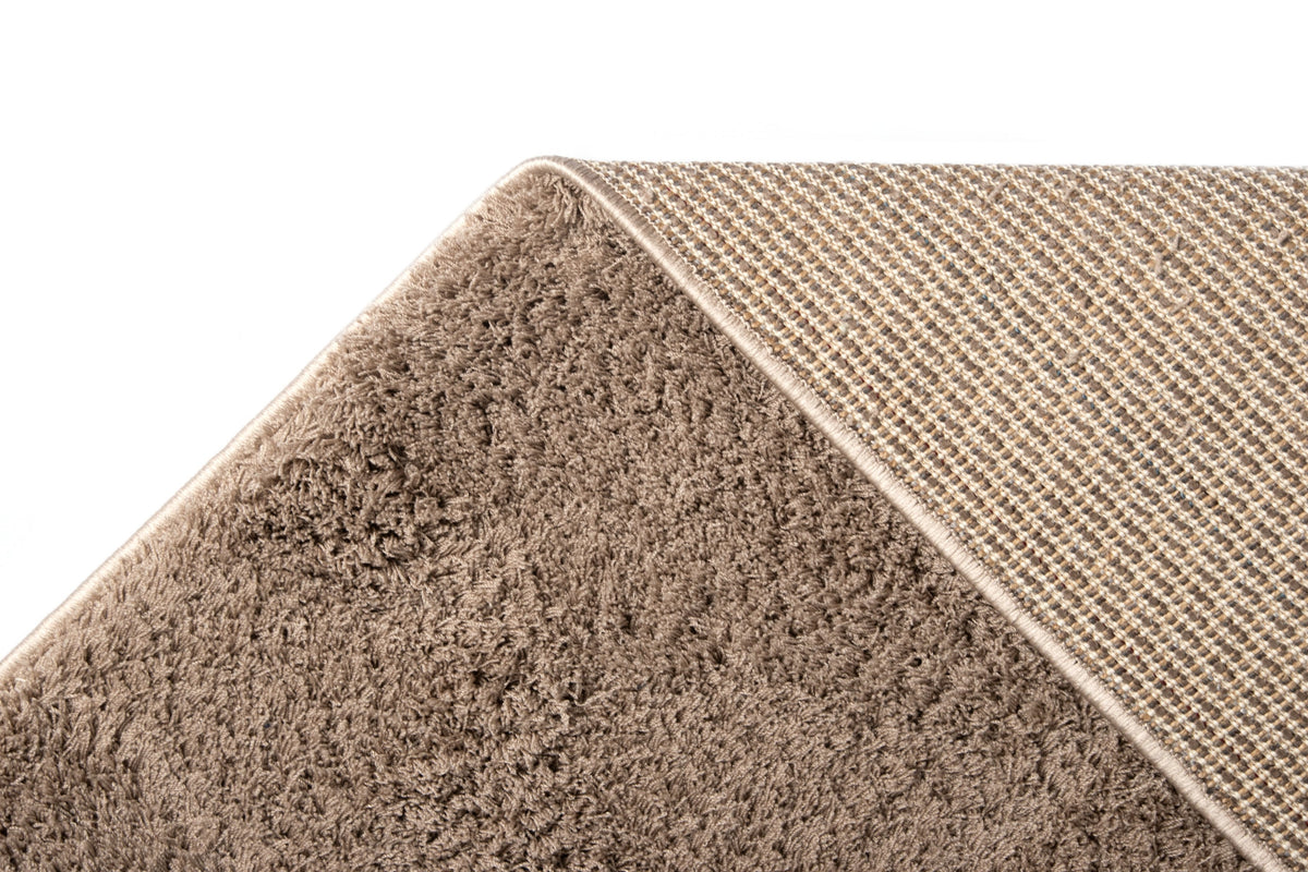 Quadratisch Teppich Luzern in Taupe von Hadorn™ - Lifestyle Image