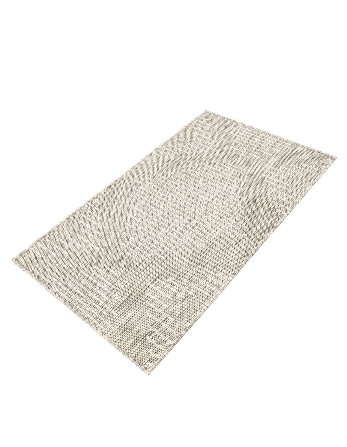 Rechteck Outdoor Teppich Tulum Outdoor in Grau von Hadorn™ - Lifestyle Image