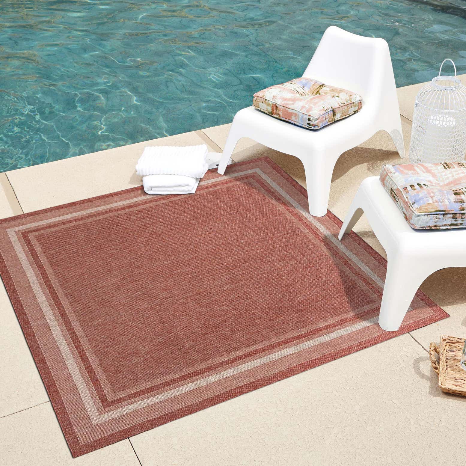 Tulum Outdoor Rug Tulum Outdoor Border | Hadorn - Rugs.Design.Lifestyle - Hadorn.com