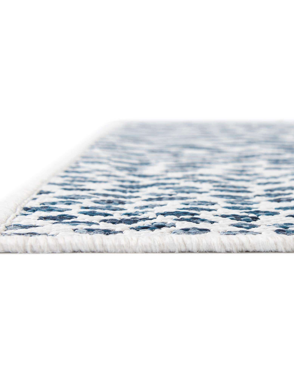 Achteck Outdoor Teppich Tulum Outdoor in Blau von Hadorn™ - Lifestyle Image