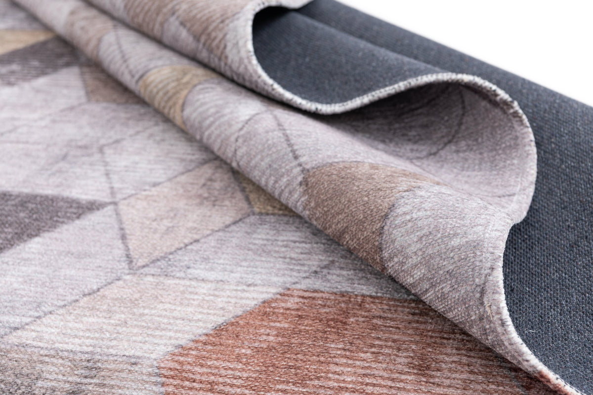 Rechteck Teppich Kriens Octa in Beige von Hadorn™ - Lifestyle Image