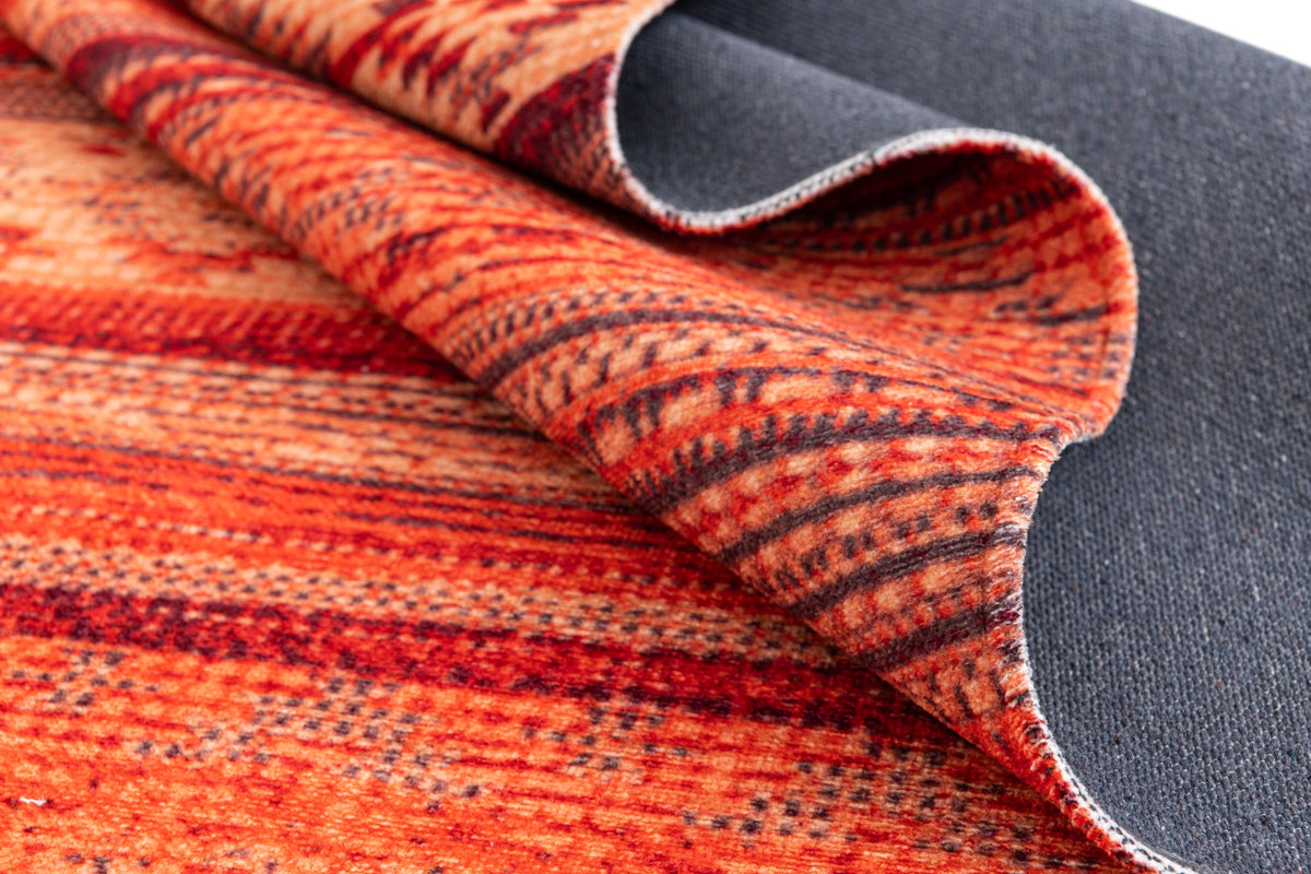 Rechteck Teppich Kriens Makaha in Rot von Hadorn™ - Lifestyle Image