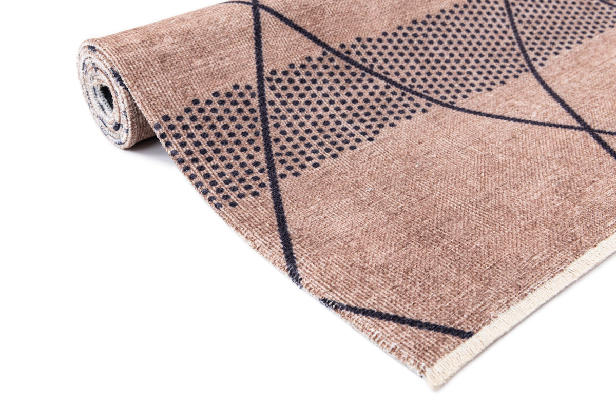 Rechteck Teppich Kriens Maya in Beige von Hadorn™ - Lifestyle Image