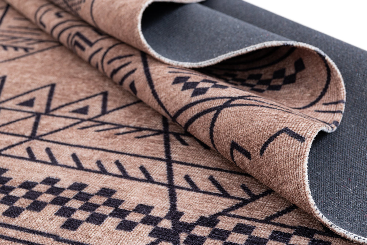 Rechteck Teppich Kriens Maya in Beige von Hadorn™ - Lifestyle Image