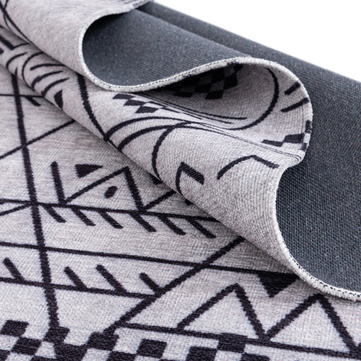 Rechteck Teppich Kriens Maya in Grau von Hadorn™ - Lifestyle Image