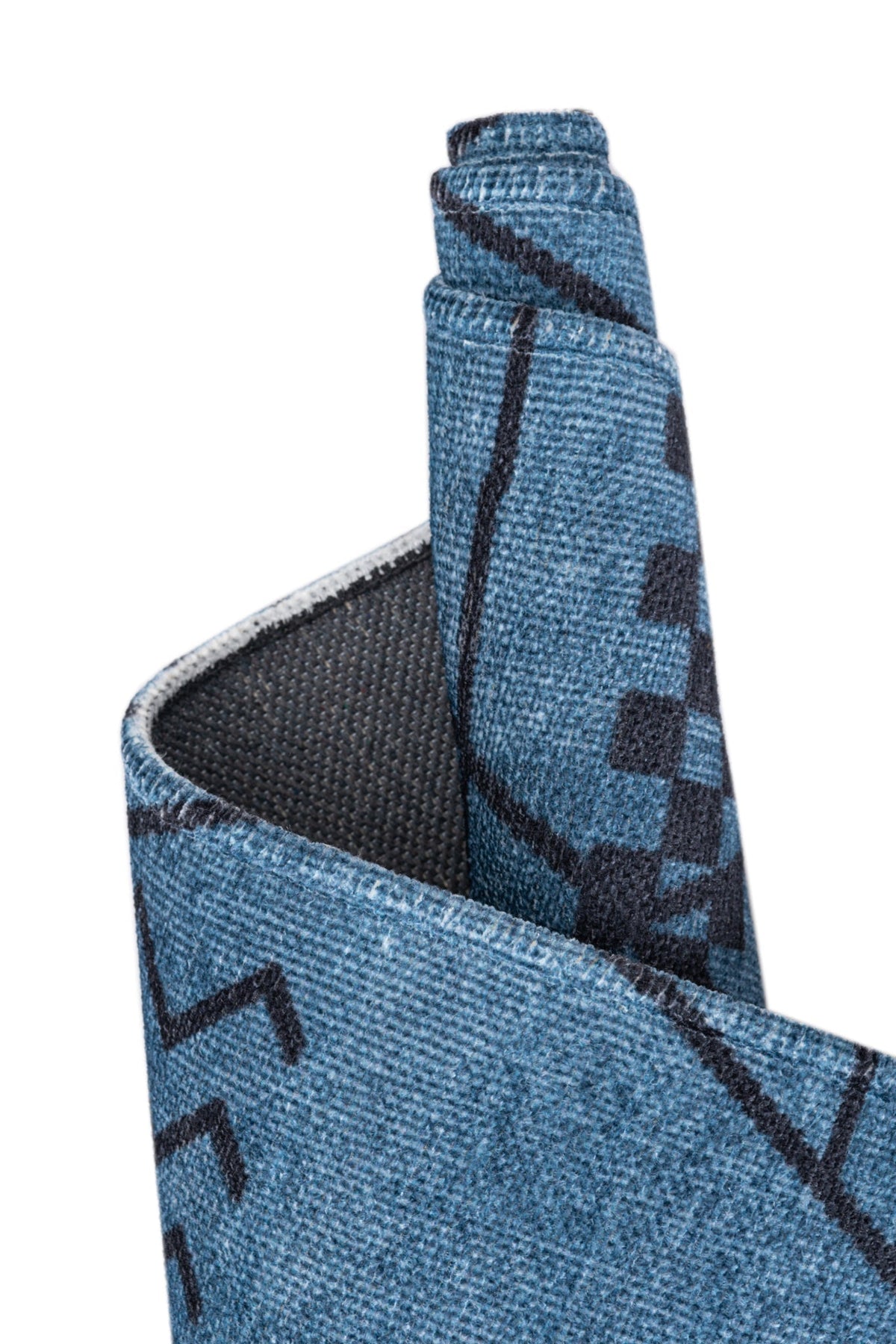 Läufer Teppich Kriens Maya in Blau von Hadorn™ - Lifestyle Image