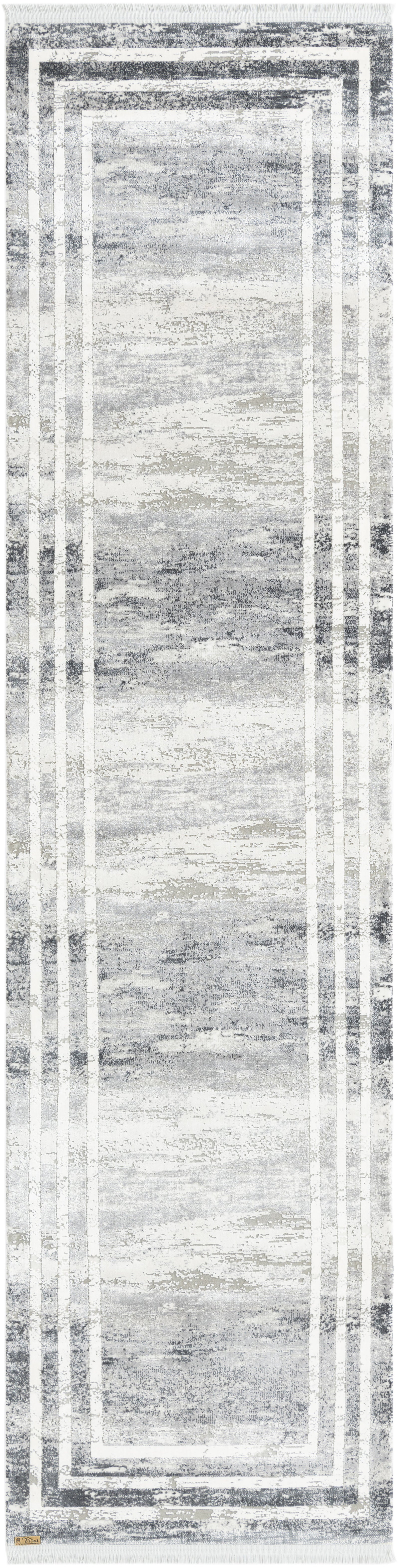 Rechteck Luxus Teppich Montreux in Grau von Hadorn™ - Lifestyle Image