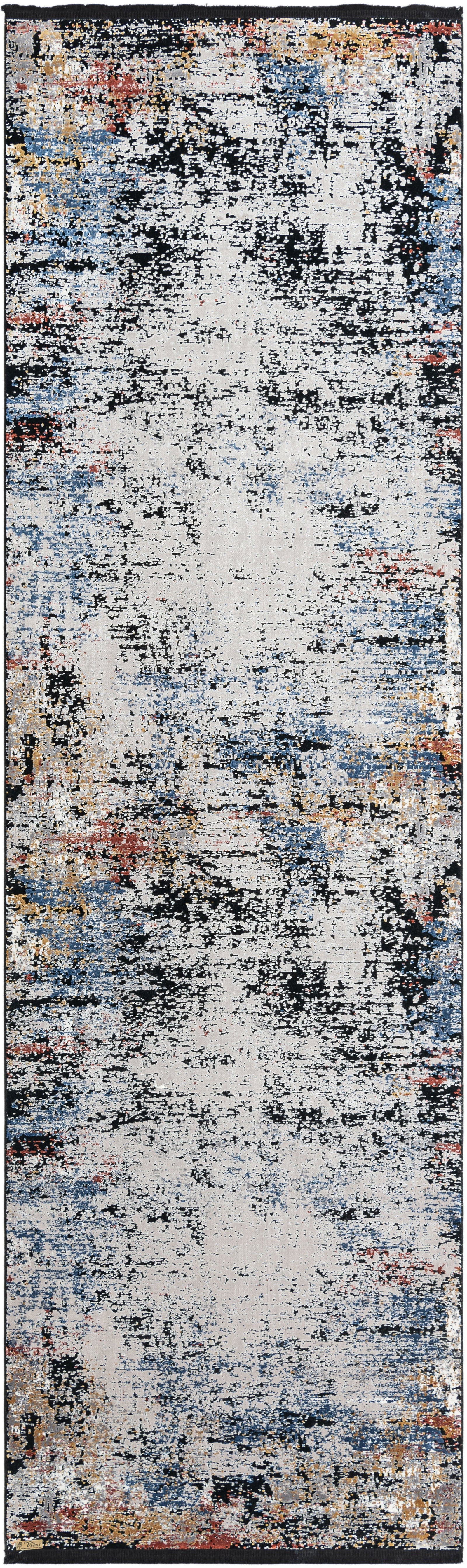 Läufer Luxus Teppich Bad Ragaz in Schwarz von Hadorn™ - Lifestyle Image