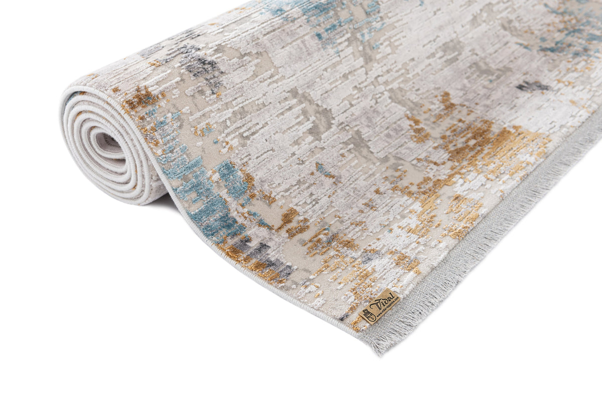 Läufer Luxus Teppich Basel in Grau von Hadorn™ - Lifestyle Image