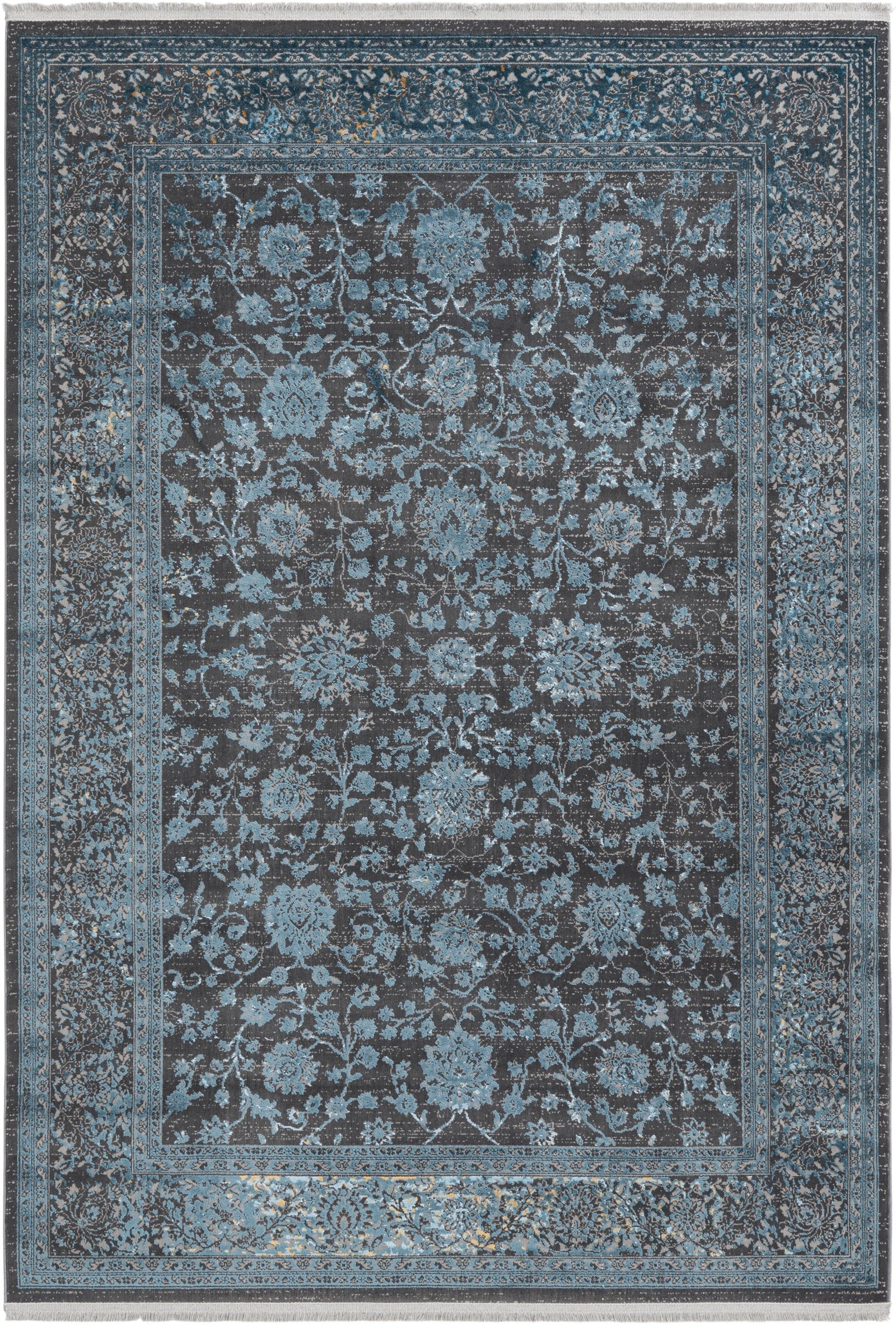 Rechteck Luxus Teppich Zurich in Grau von Hadorn™ - Lifestyle Image